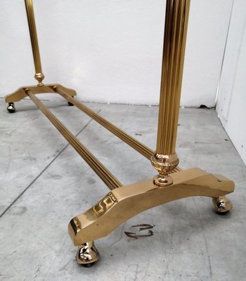 Gilt Brass Clothing Rail by Milo Baughman, Italy, 1970s-EUP-1188346