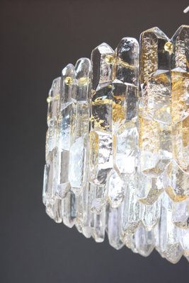 Gilt Brass Crystal Glass Light Fixture from Kalmar, Austria, 1970-UGR-1085697