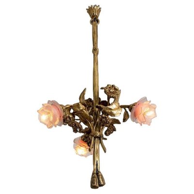 Gilt Bronze and Glass Chandelier, France, 1890-VDW-2028619