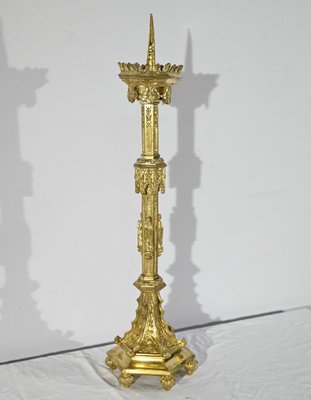 Gilt Bronze Candleholder, Late 19th Century-RVK-1764534