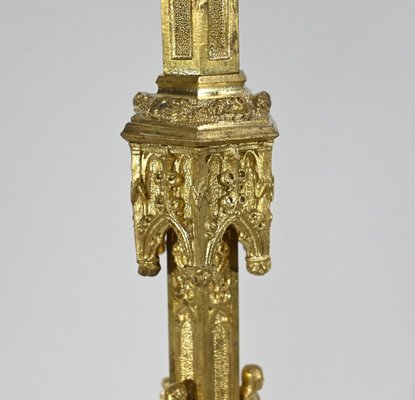 Gilt Bronze Candleholder, Late 19th Century-RVK-1764534