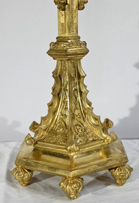 Gilt Bronze Candleholder, Late 19th Century-RVK-1764534