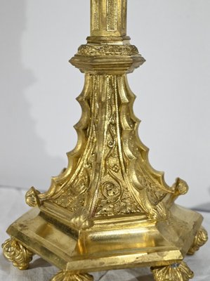 Gilt Bronze Candleholder, Late 19th Century-RVK-1764534