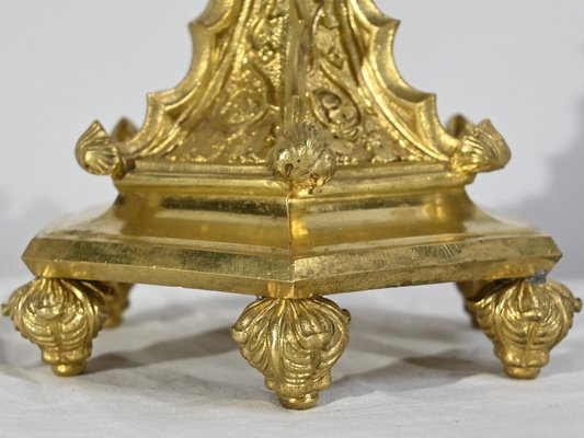 Gilt Bronze Candleholder, Late 19th Century-RVK-1764534