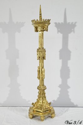 Gilt Bronze Candleholder, Late 19th Century-RVK-1764534