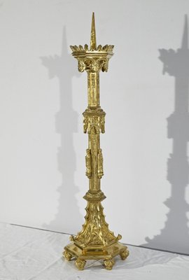 Gilt Bronze Candleholder, Late 19th Century-RVK-1764534