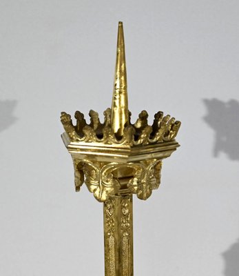 Gilt Bronze Candleholder, Late 19th Century-RVK-1764534