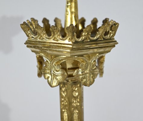 Gilt Bronze Candleholder, Late 19th Century-RVK-1764534