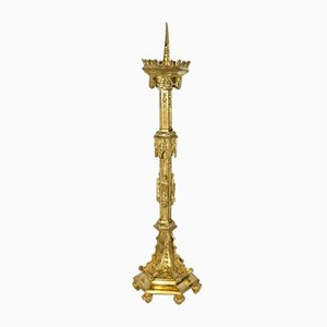 Gilt Bronze Candleholder, Late 19th Century-RVK-1764534