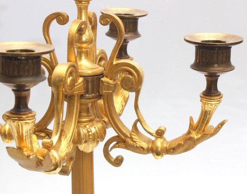 Gilt Bronze Candlestick