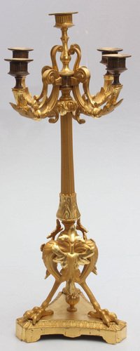 Gilt Bronze Candlestick