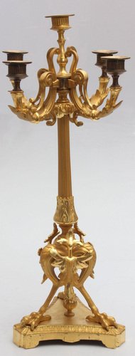 Gilt Bronze Candlestick