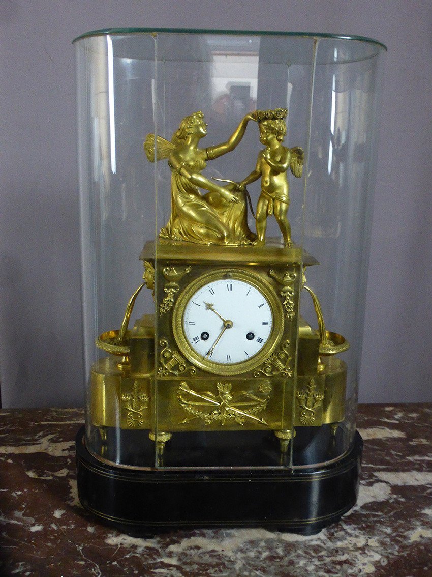 Gilt Bronze Clock, 1900s