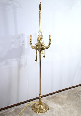 Gilt Bronze Floor Lamp, Late 19th Century-RVK-1701003