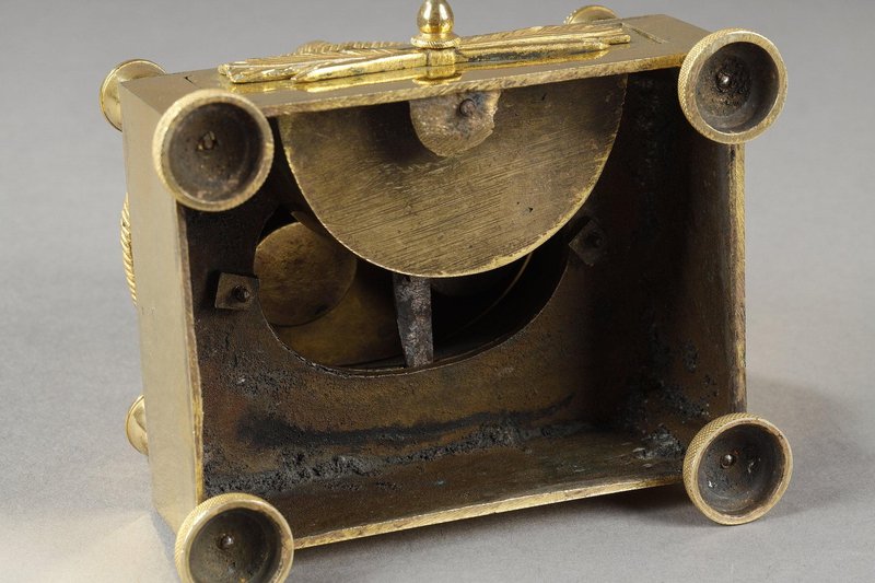 Gilt Bronze Inkwell Forming a Basket of Grapes, 1870