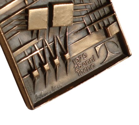 Gilt Bronze Medal by Arnaldo Pomodoro for Tecno, 1979-KGD-1822950