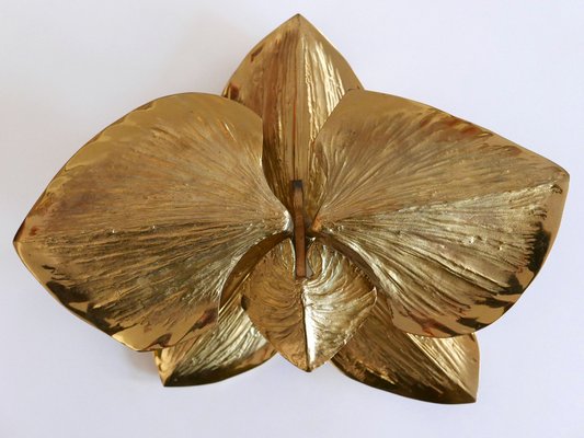 Gilt Bronze Sconce by Chrystiane Charles for Charles Et Fils, Paris, 1980s-WPT-1152676