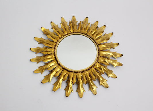 Gilt Iron Sunburst Mirror, 1960s