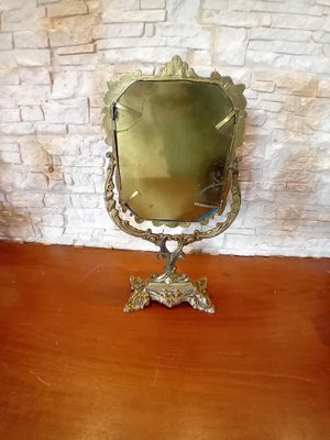 Gilt Metal Dressing Mirror-WMZ-1769087