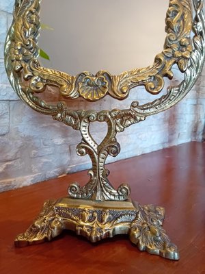 Gilt Metal Dressing Mirror-WMZ-1769087