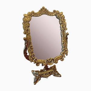 Gilt Metal Dressing Mirror-WMZ-1769087