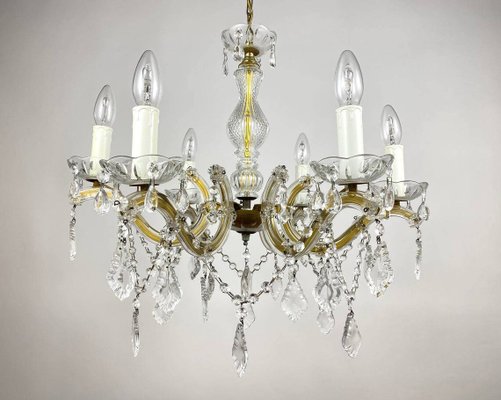 Gilt Metal Frame Crystal Ceiling Lamp-GYX-1348247