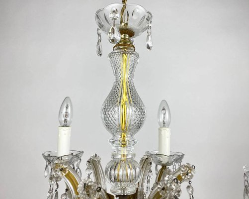 Gilt Metal Frame Crystal Ceiling Lamp-GYX-1348247