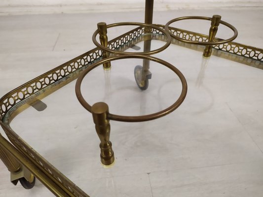 Gilt Serving Bar Cart, 1970s-EAD-1716641