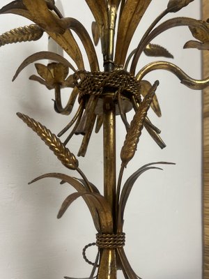 Gilt Sheaf of Wheat Table Lamps attributed to Hans Kögl, 1960s, Set of 2-WZZ-1385590