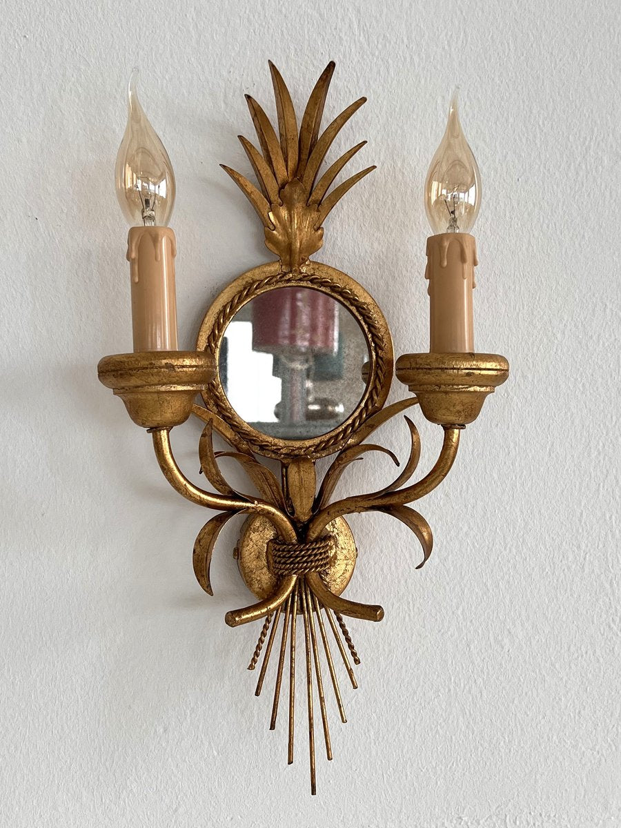 Gilt Wall Sconce from Kögl, 1970s