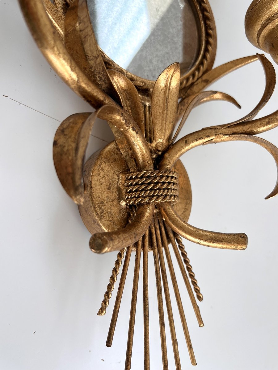 Gilt Wall Sconce from Kögl, 1970s