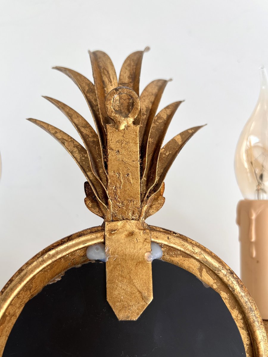 Gilt Wall Sconce from Kögl, 1970s