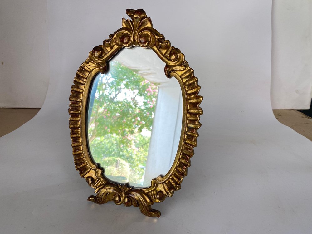 Gilt Wood Table Mirror, France, 19th Century