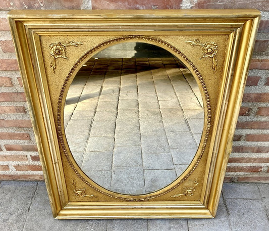 Giltwood Wall Mirror, 1890s