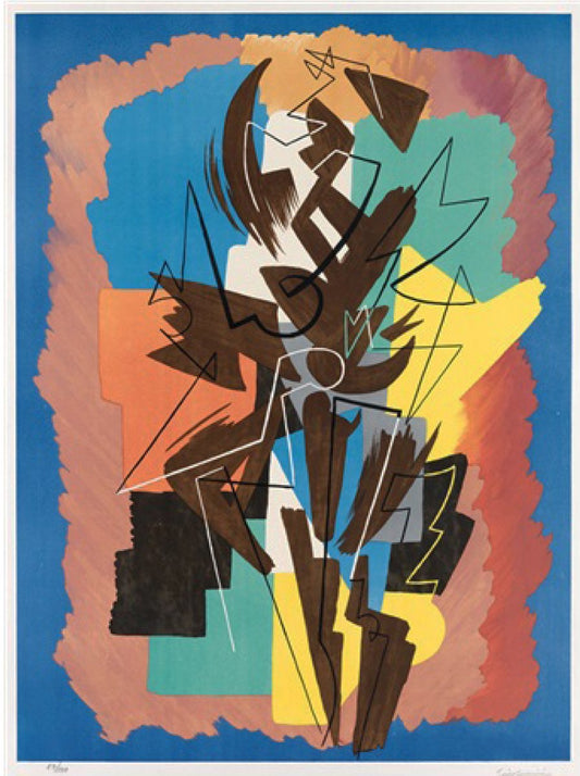 Gino Severini, Danse Espagnole, Color Lithograph