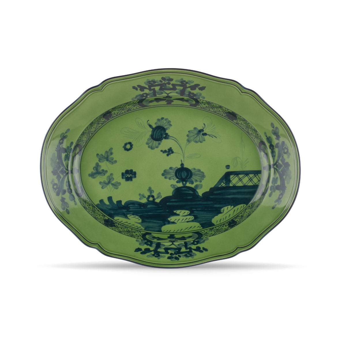 Oriente Italiano Platter Malachite