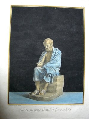 Giò. Brunet, Unknown Statue of an Important Greek Man, Etching, 1794-ZCI-932287