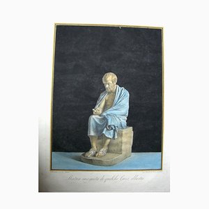 Giò. Brunet, Unknown Statue of an Important Greek Man, Etching, 1794-ZCI-932287