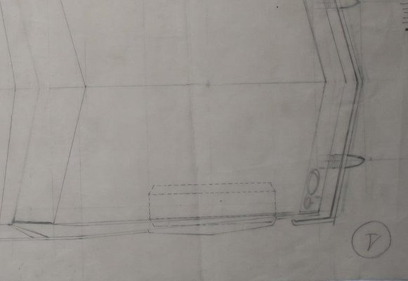 Gio Ponti for Touring Carrozzeria Milan, Large Original Drawing, 1952, Paper-WN-1360002