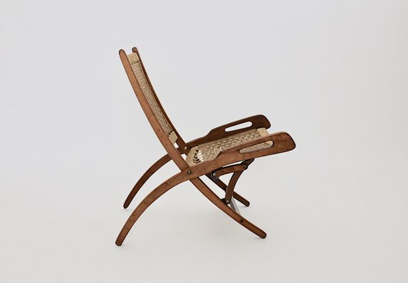 Gio Ponti Style Folding Lounge Chair, 1960s-NB-861670