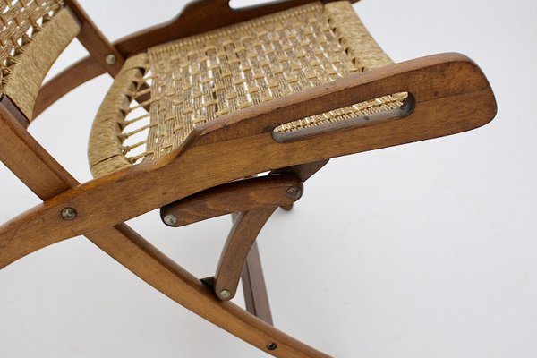 Gio Ponti Style Folding Lounge Chair, 1960s-NB-861670