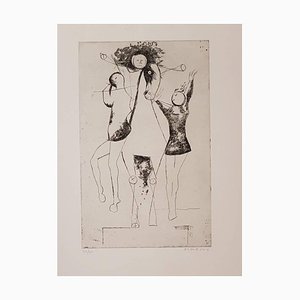 Giocolieri (Jugglers) - Original Etching by Marino Marini - 1969 1969-ZCI-756940