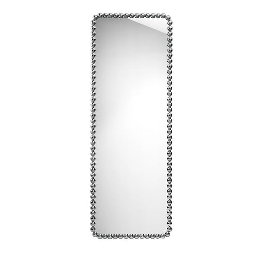 Gioiello Free Standing Chromed Mirror by Nika Zupanc