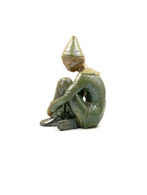 Giordano Tronconi, Figure of Sitting Boy, 1950s, Ceramic-TXN-1728817