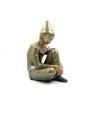 Giordano Tronconi, Figure of Sitting Boy, 1950s, Ceramic-TXN-1728817