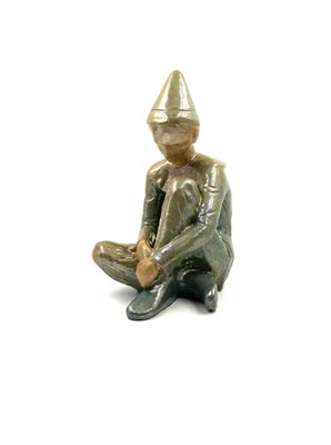 Giordano Tronconi, Figure of Sitting Boy, 1950s, Ceramic-TXN-1728817