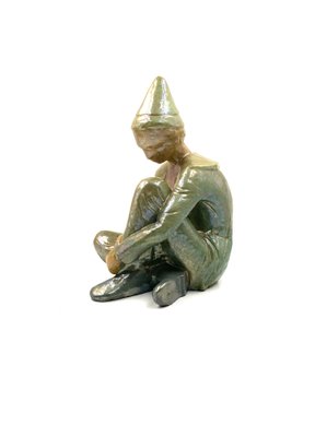 Giordano Tronconi, Figure of Sitting Boy, 1950s, Ceramic-TXN-1728817