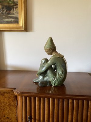 Giordano Tronconi, Figure of Sitting Boy, 1950s, Ceramic-TXN-1728817