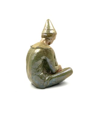 Giordano Tronconi, Figure of Sitting Boy, 1950s, Ceramic-TXN-1728817