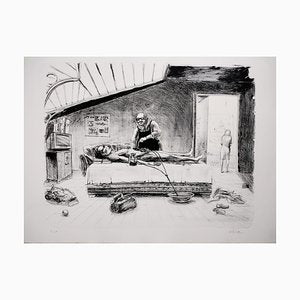 Giorgi Maskharashvili, Death of My Friend, 2007, Ink on Paper-CHG-1177845